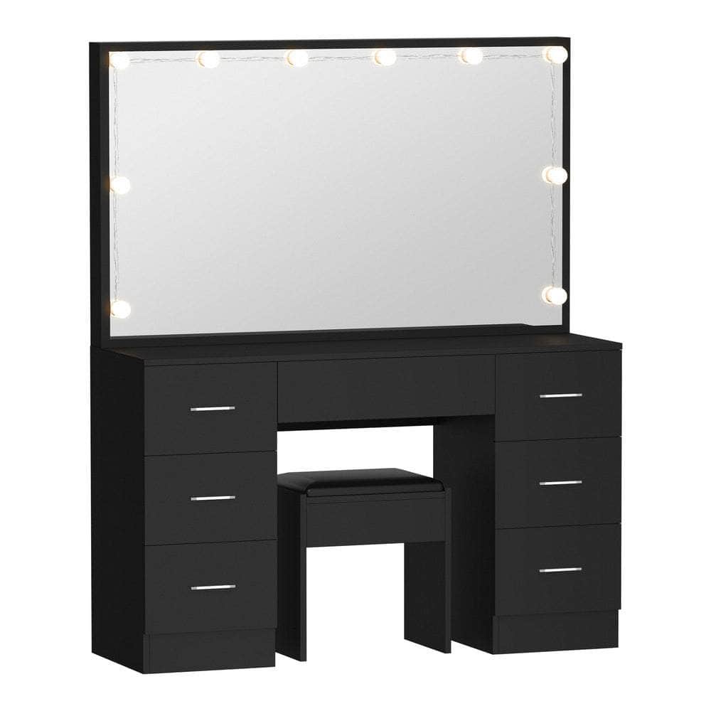 Dressing Table Large Makeup Mirror 10 LED Bulbs