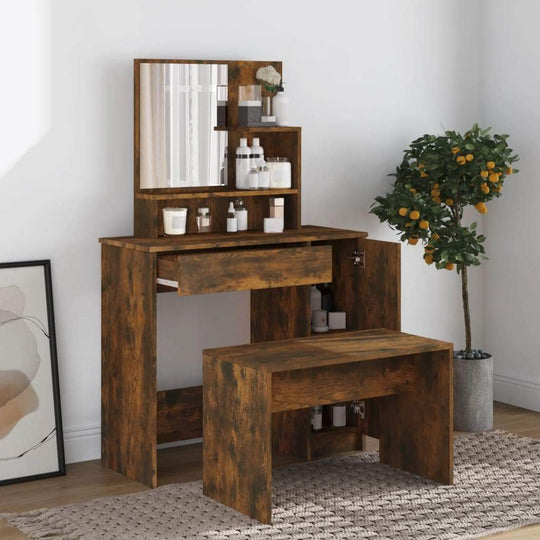 Dressing Table Set Smoked