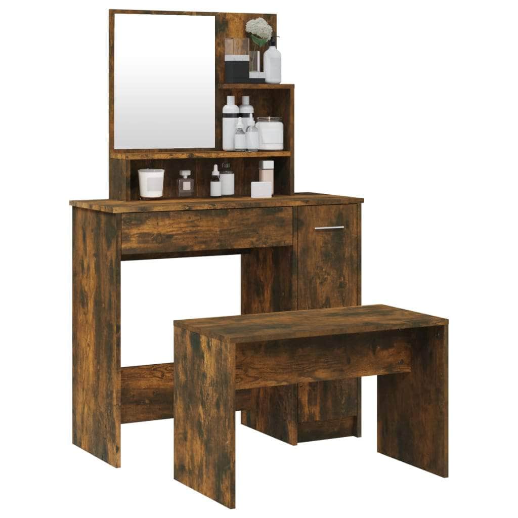 Dressing Table Set Smoked