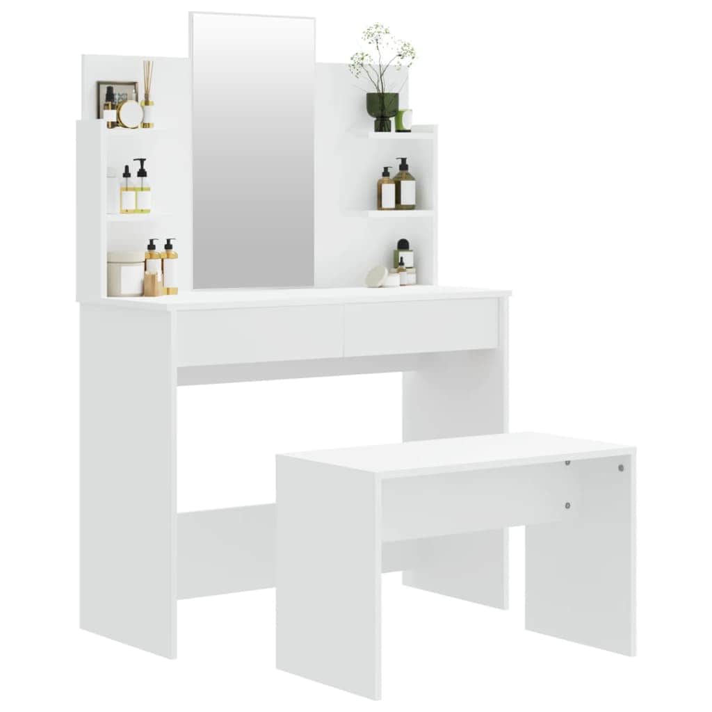 Dressing Table Set, White