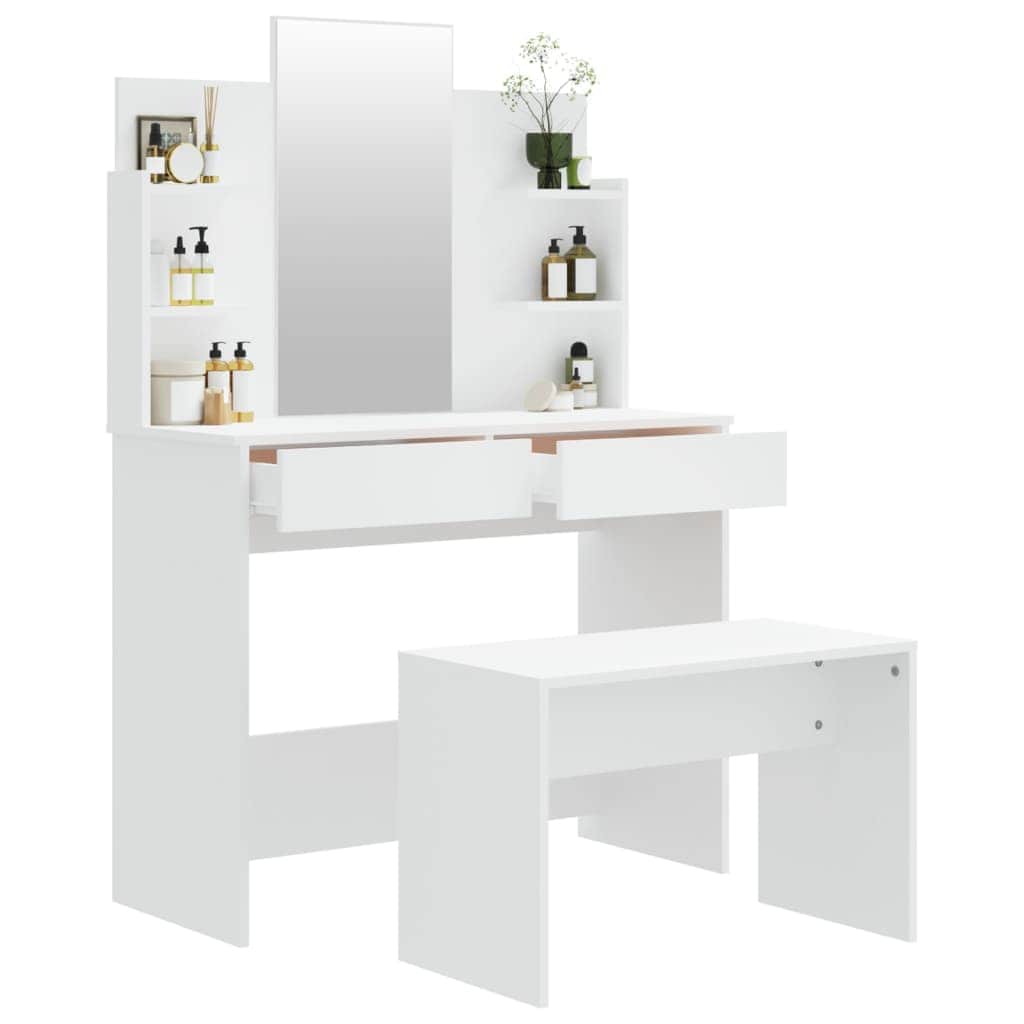 Dressing Table Set, White