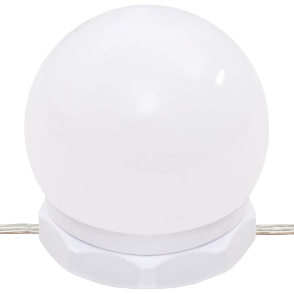 Dressing Table Set with LED White /Engineered Wood