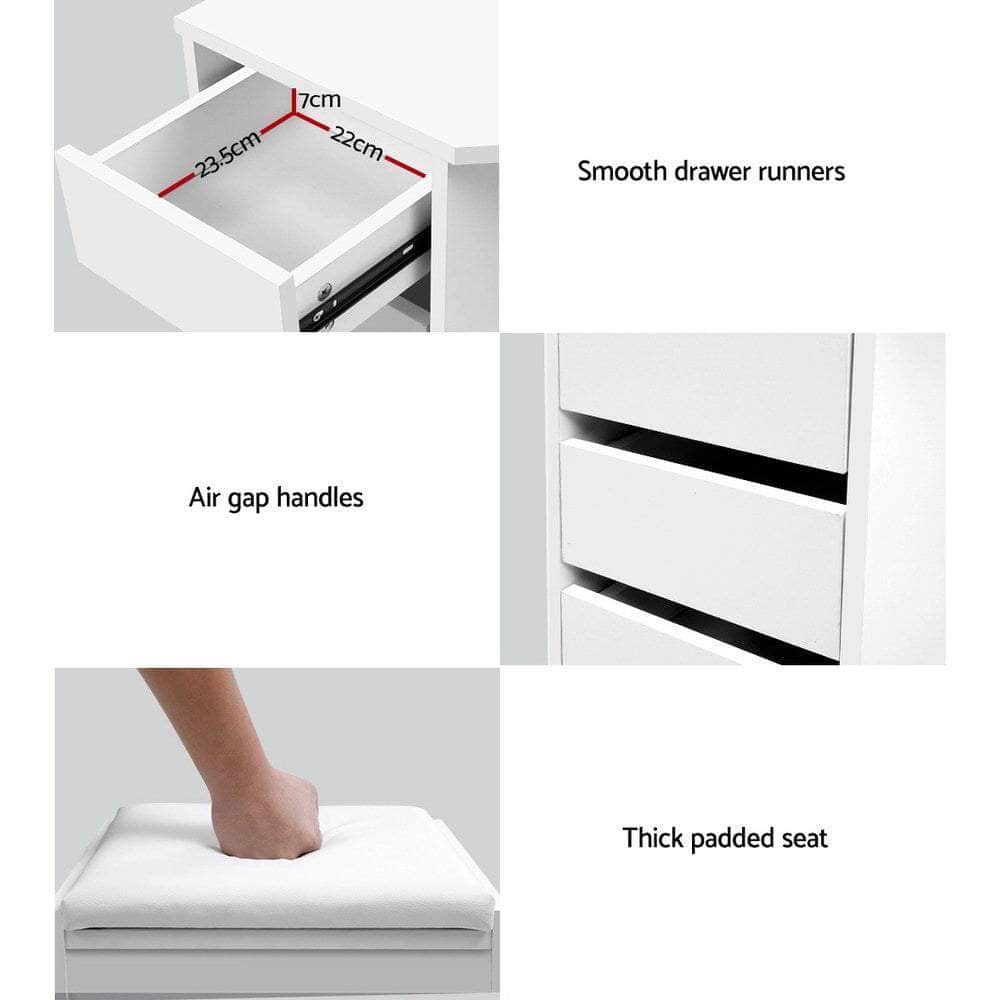Corner Dressing Table