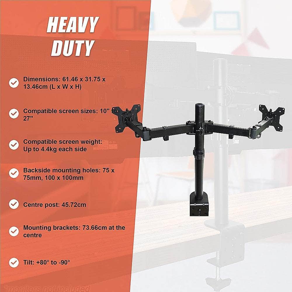 Dual Lcd Monitor Desk Mount Stand