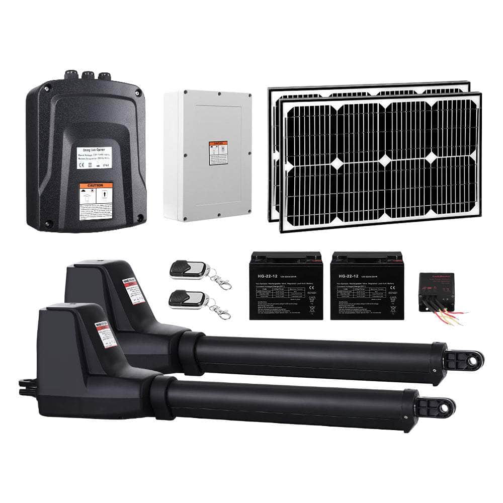 Dual Swing Gate Opener 800Kg 40W Solar Panel