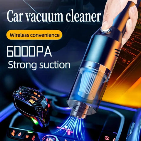 Dual-Use Handheld Mini Vacuum Cleaner with Large Suction Power and Wireless Charging