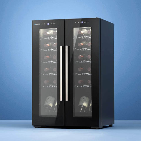 Dual Zone Wine Cooler for 24 Bottles - Cheers to Fine Wine