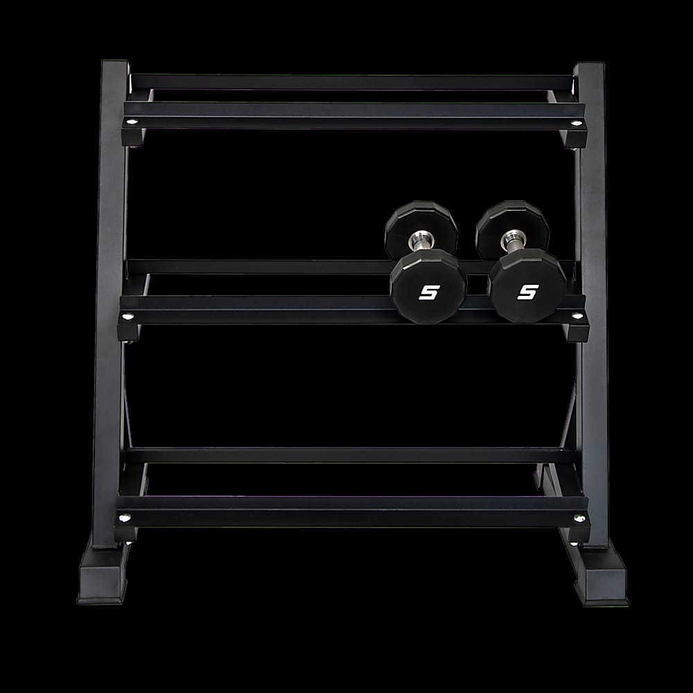Gym Equipment & Accessories - Dumbbell Rack Heavy Duty 3-Tier Home Gym Fitness Stand - photo 12