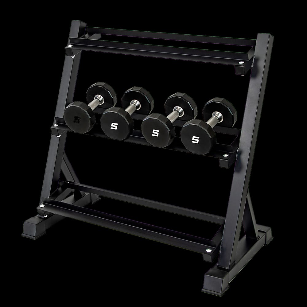 Dumbbell Rack Heavy Duty 3-Tier Home Gym Fitness Stand | Gym Equipment & Accessories - photo 14