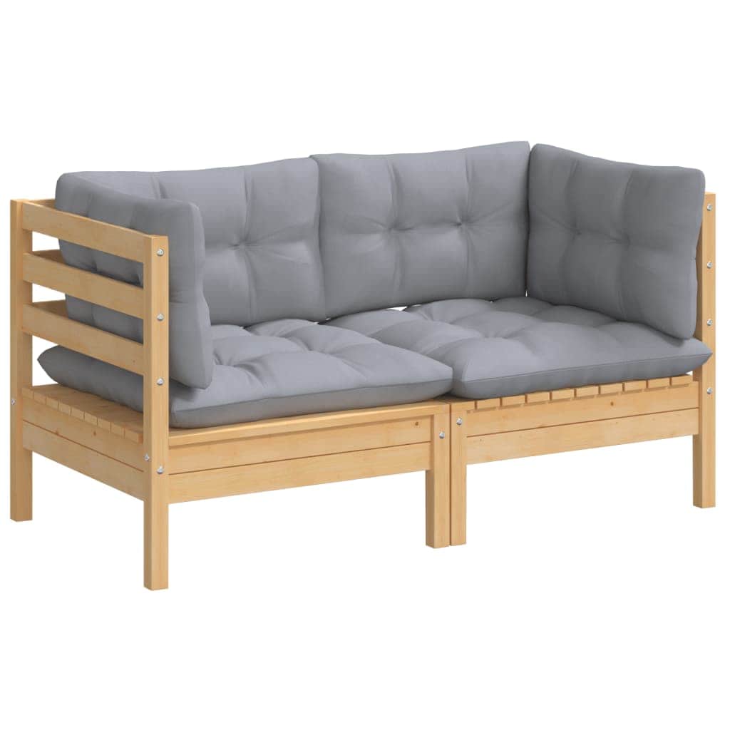 Durable 2 Seater Garden Sofa with Indoor Outdoor Use Modern Living