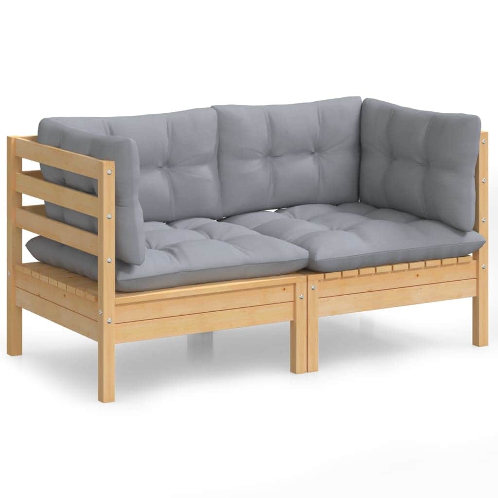 Durable 2 Seater Garden Sofa with Indoor Outdoor Use Modern Living