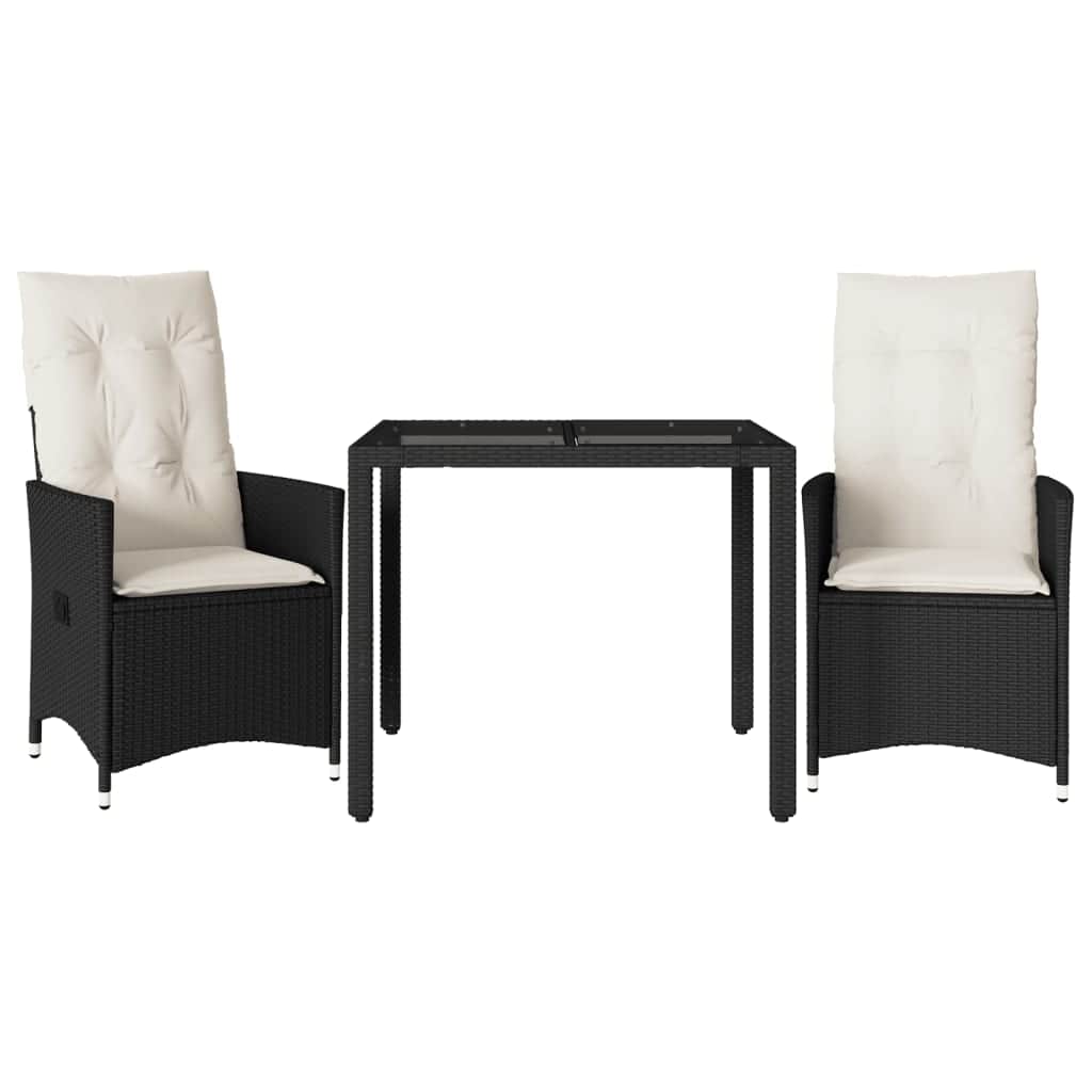 Durable 3 Piece Bistro Set with Living Space Upgrade Essentials