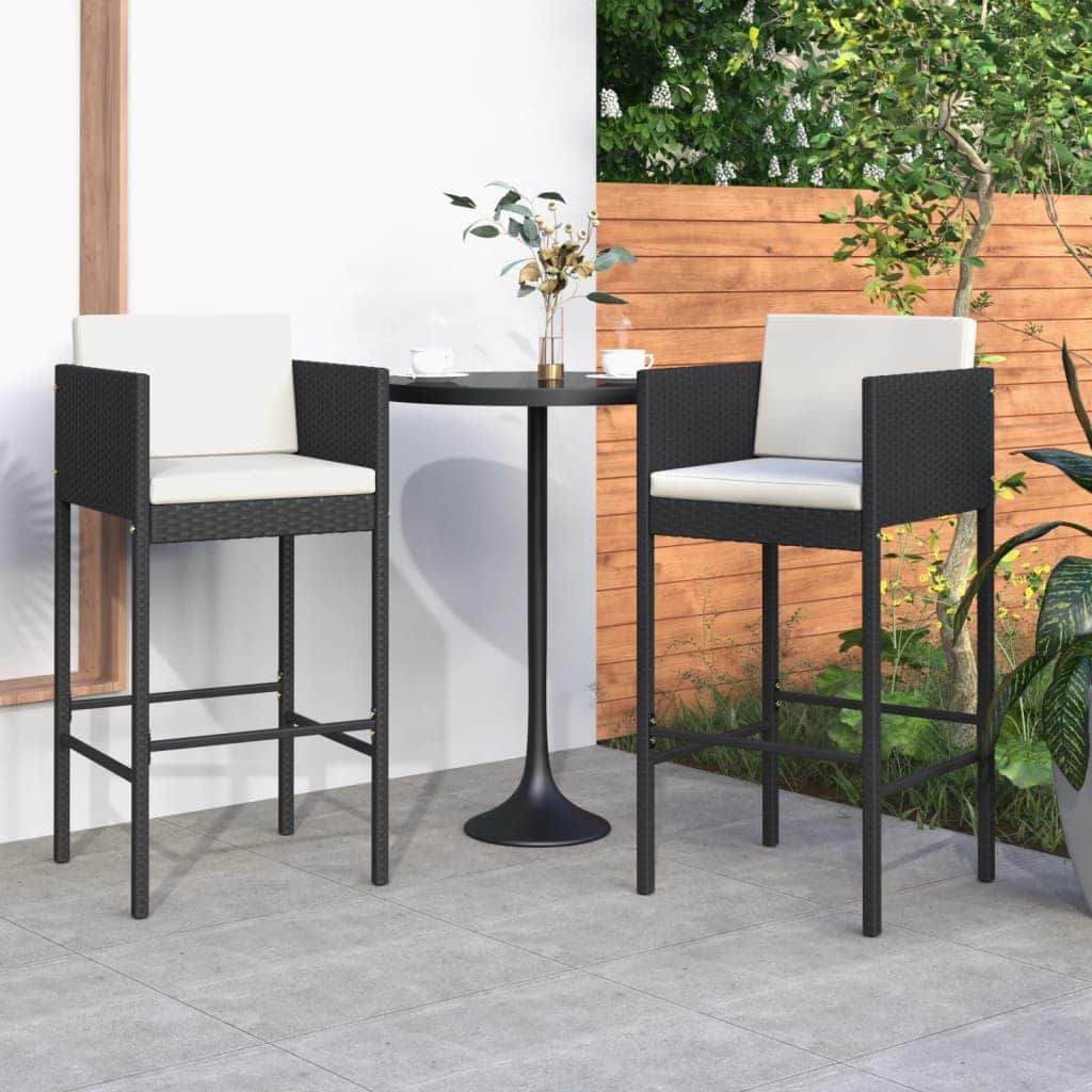Durable Bar Stools 2 pcs with Daily Living Essential Summer