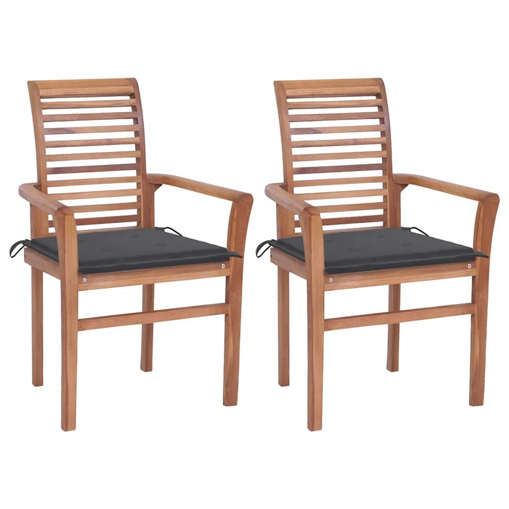 Durable Dining Chairs 2 pcs with Garden Gathering Outdoor Living