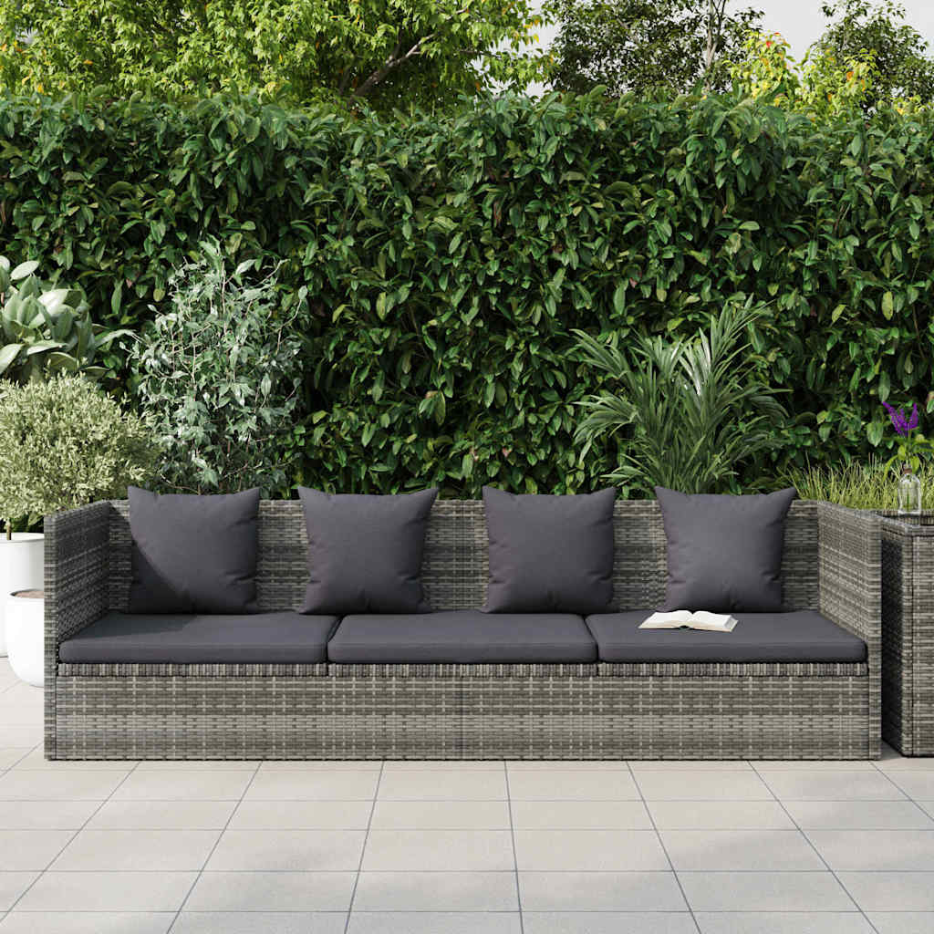 Durable Garden Bed Grey 200x60 cm Daily Living Essential Boho
