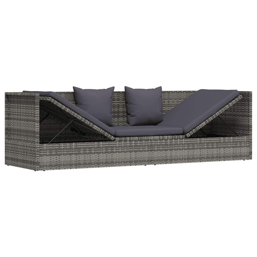 Durable Garden Bed Grey 200x60 cm Daily Living Essential Boho
