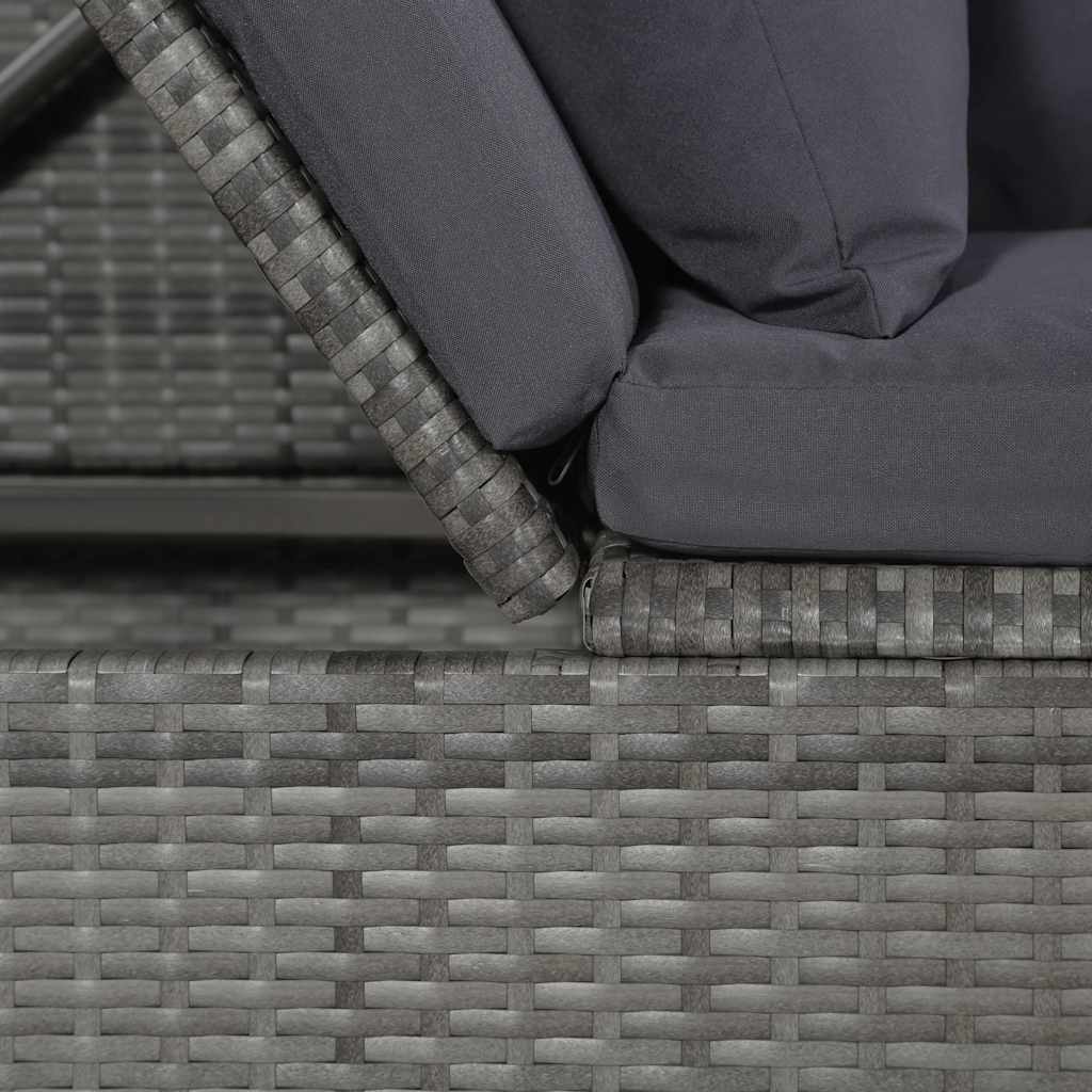 Durable Garden Bed Grey 200x60 cm Daily Living Essential Boho