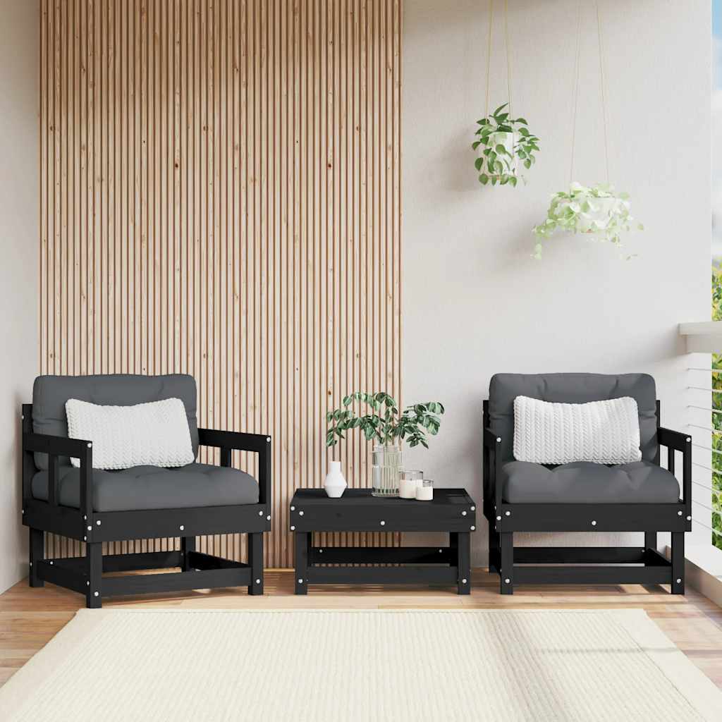 Durable Garden Chairs with Cushions 2 Home Decor Accent Urban Style