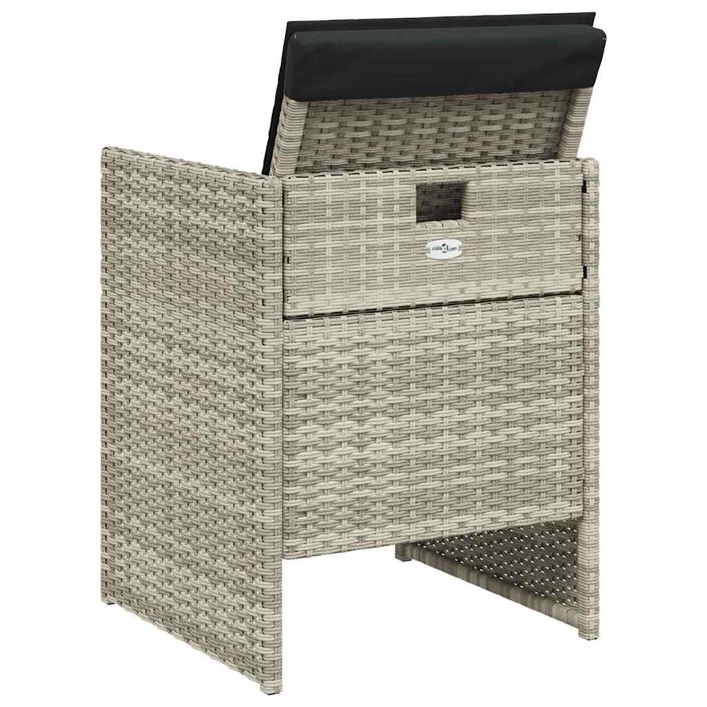 Durable Garden Chairs with Cushions 4 pcs Lounge Area Urban Style