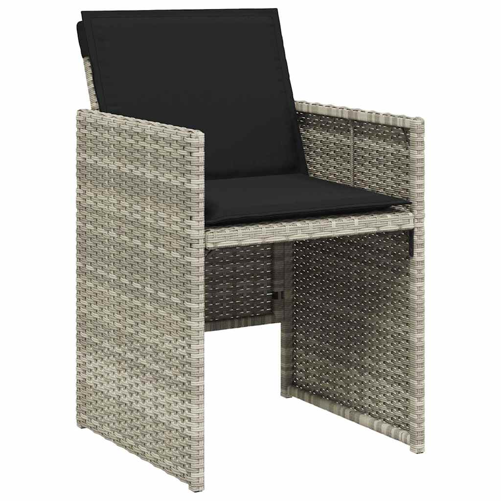 Durable Garden Chairs with Cushions 4 pcs Lounge Area Urban Style