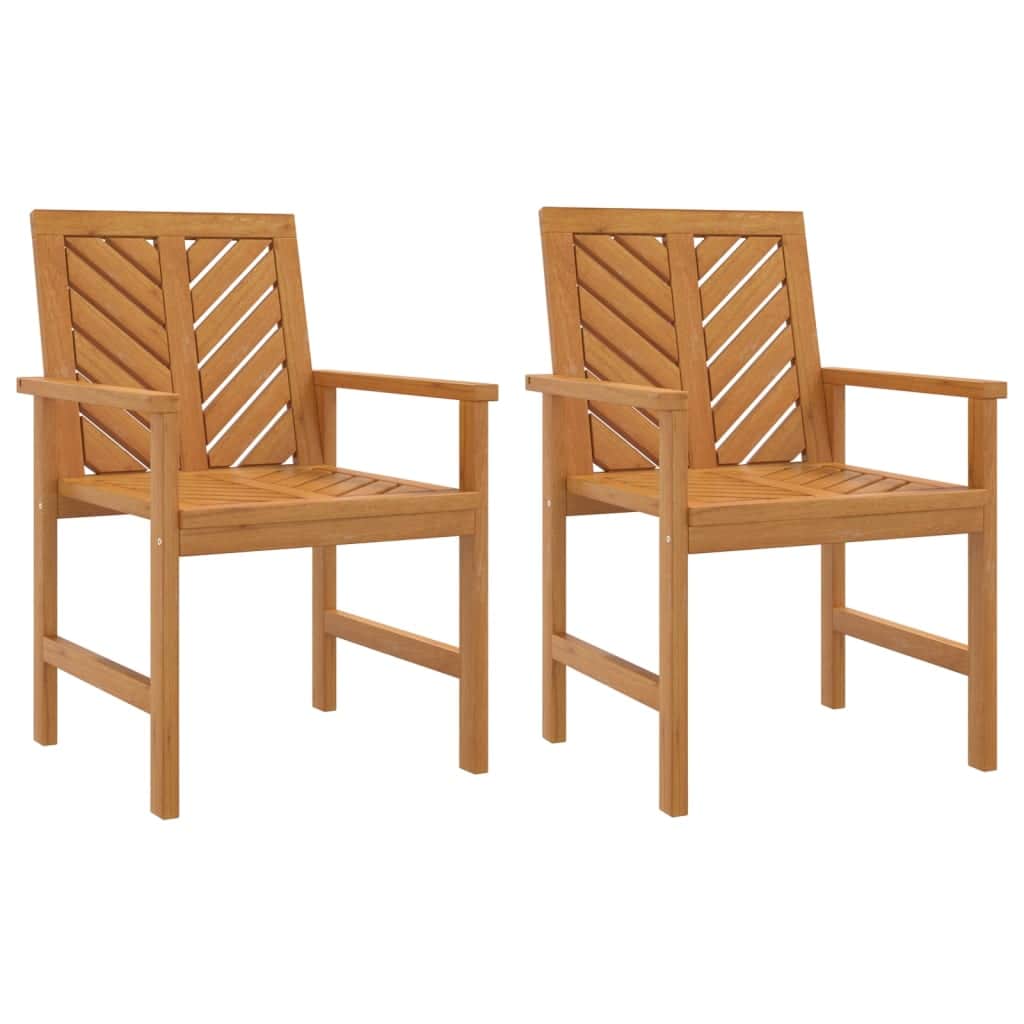 Durable Garden Dining Chairs 2 pcs Patio Setup Garden Leisure