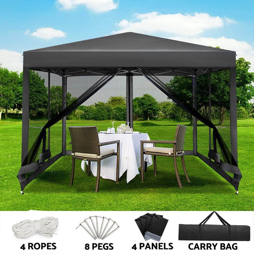 Durable Pop-Up Gazebo Marquee - 3x3M