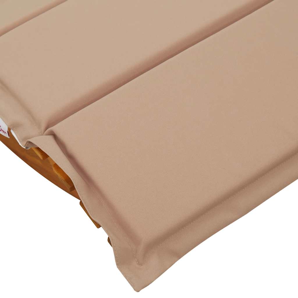 Durable Rocking Sun Lounger with Cushion Living Space Upgrade Patio Relax