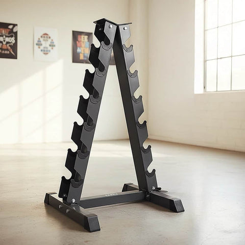 Durable Steel Vertical Dumbbell Rack