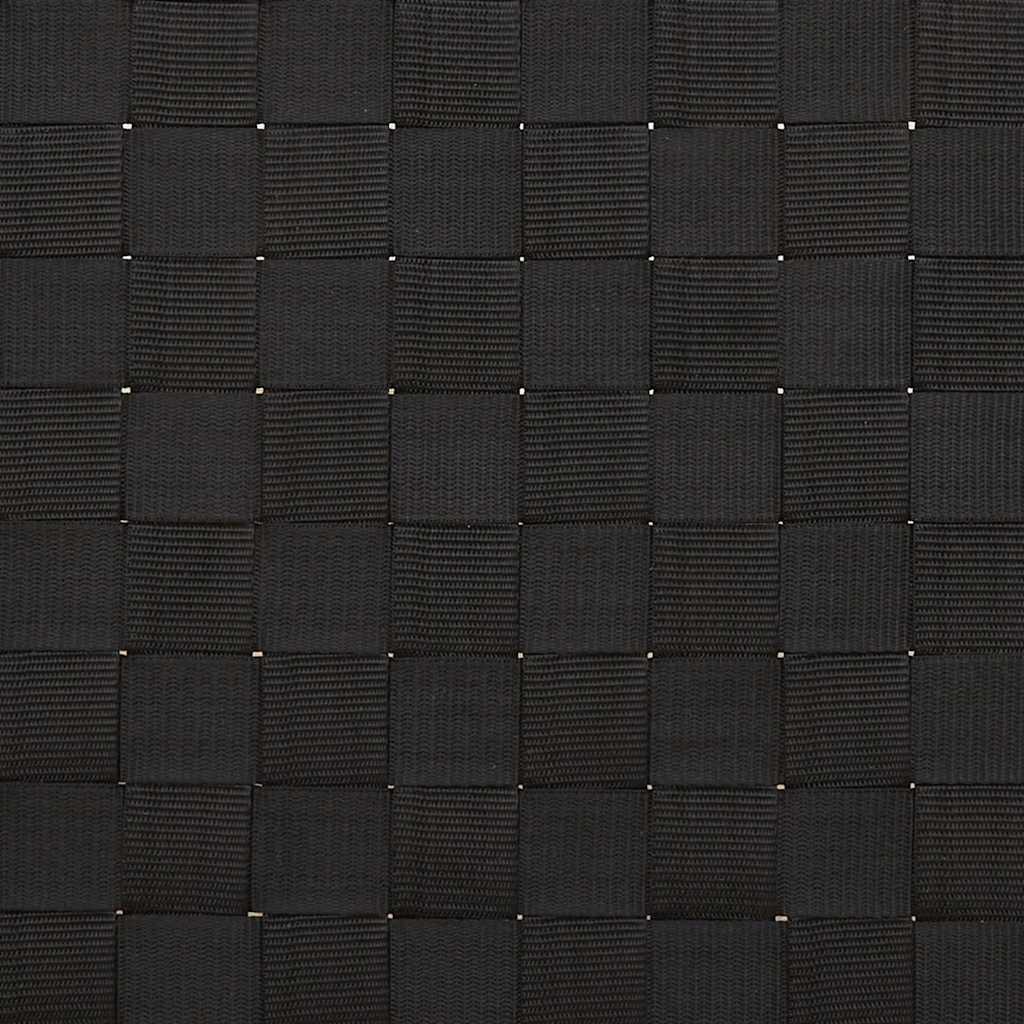 Durable Sun Lounger with Black Woven Home Use Modern Living