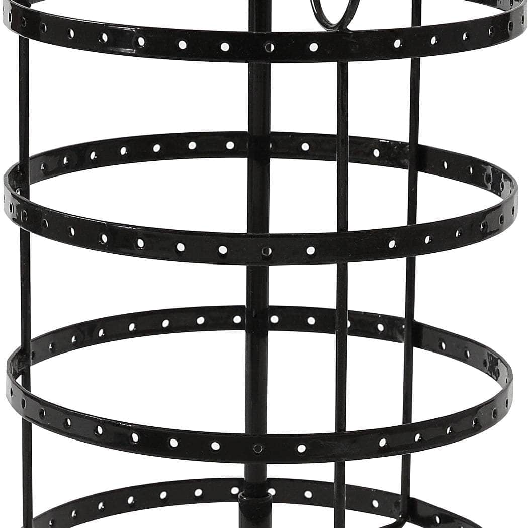 Earring Holder Stand Jewelry Display Black