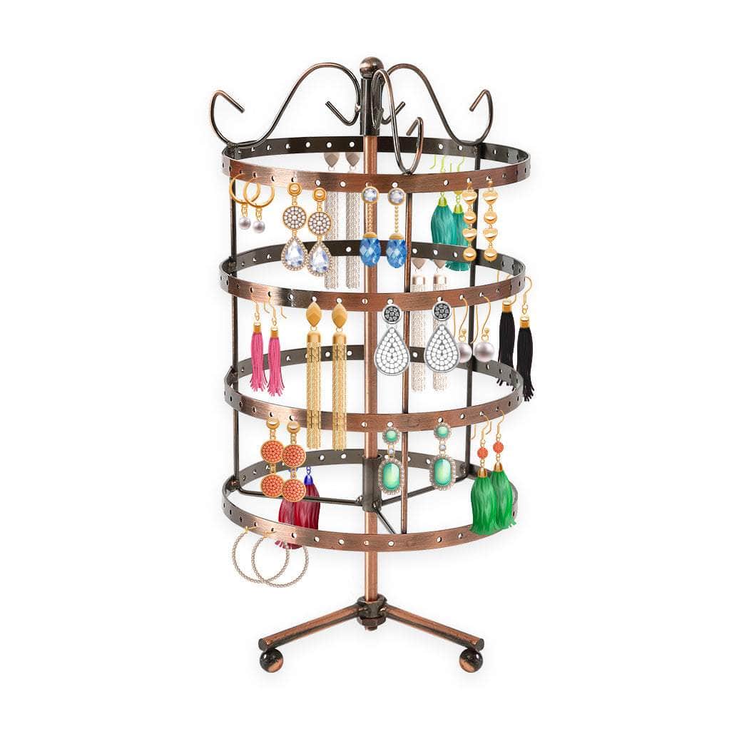 Earring Holder Stand Jewelry Display Bronze