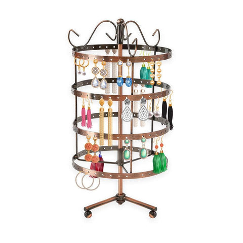 Earring Holder Stand Jewelry Display Bronze