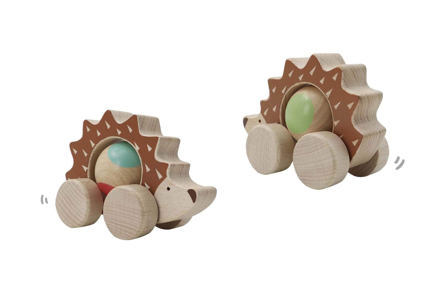 Eco play push a long spinning hedgehog