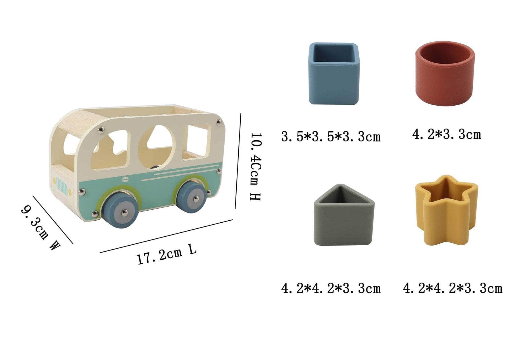 Ecoshape Wheelie Van Shape Sorter