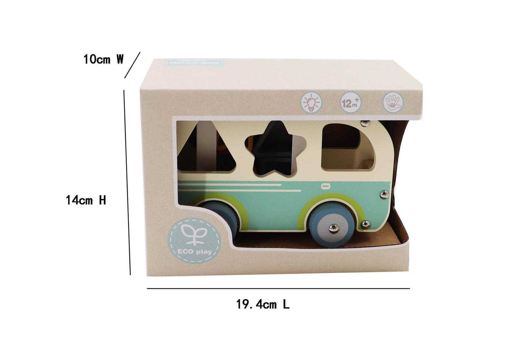Ecoshape Wheelie Van Shape Sorter