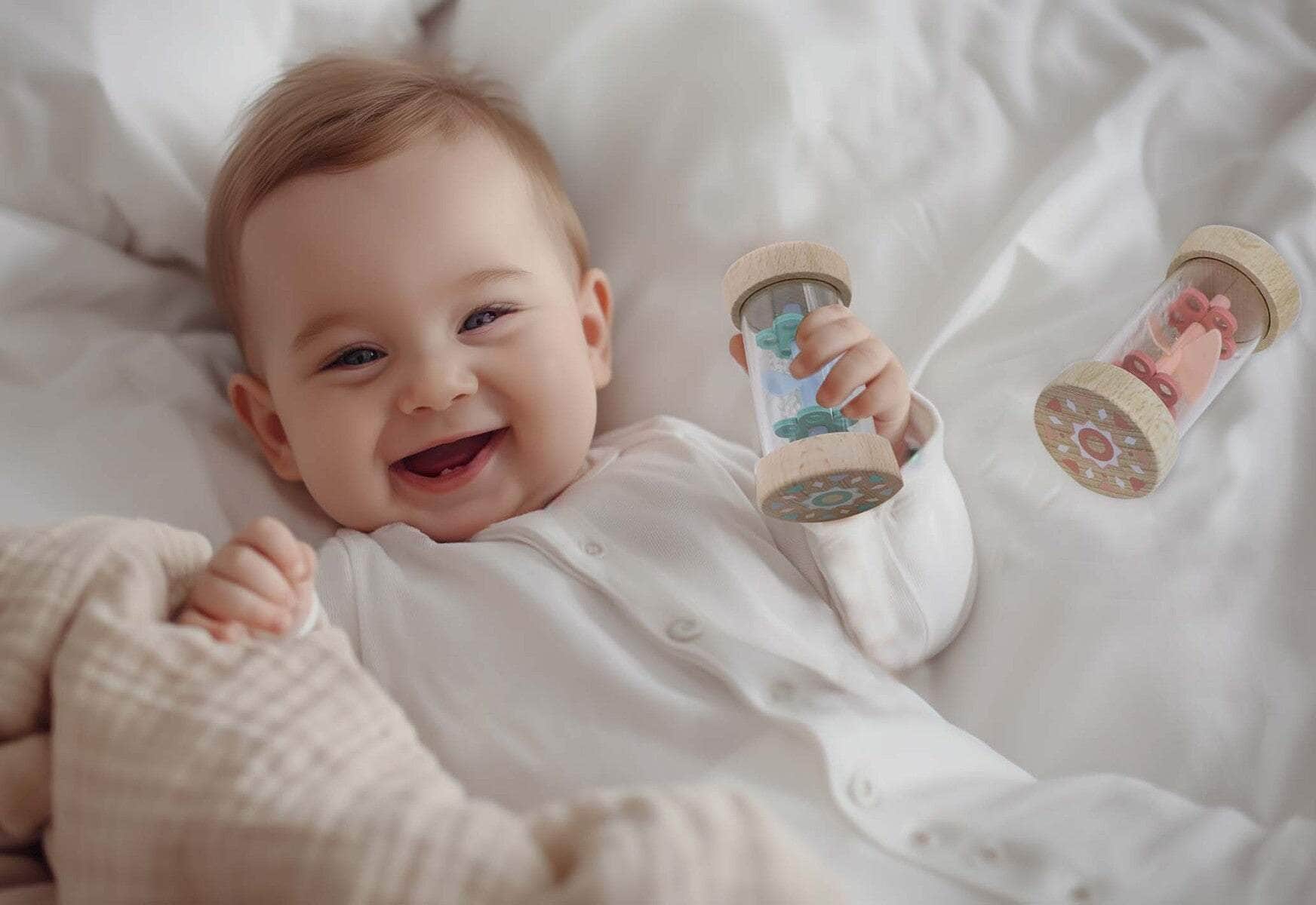 Ecowhirlie rattle pink