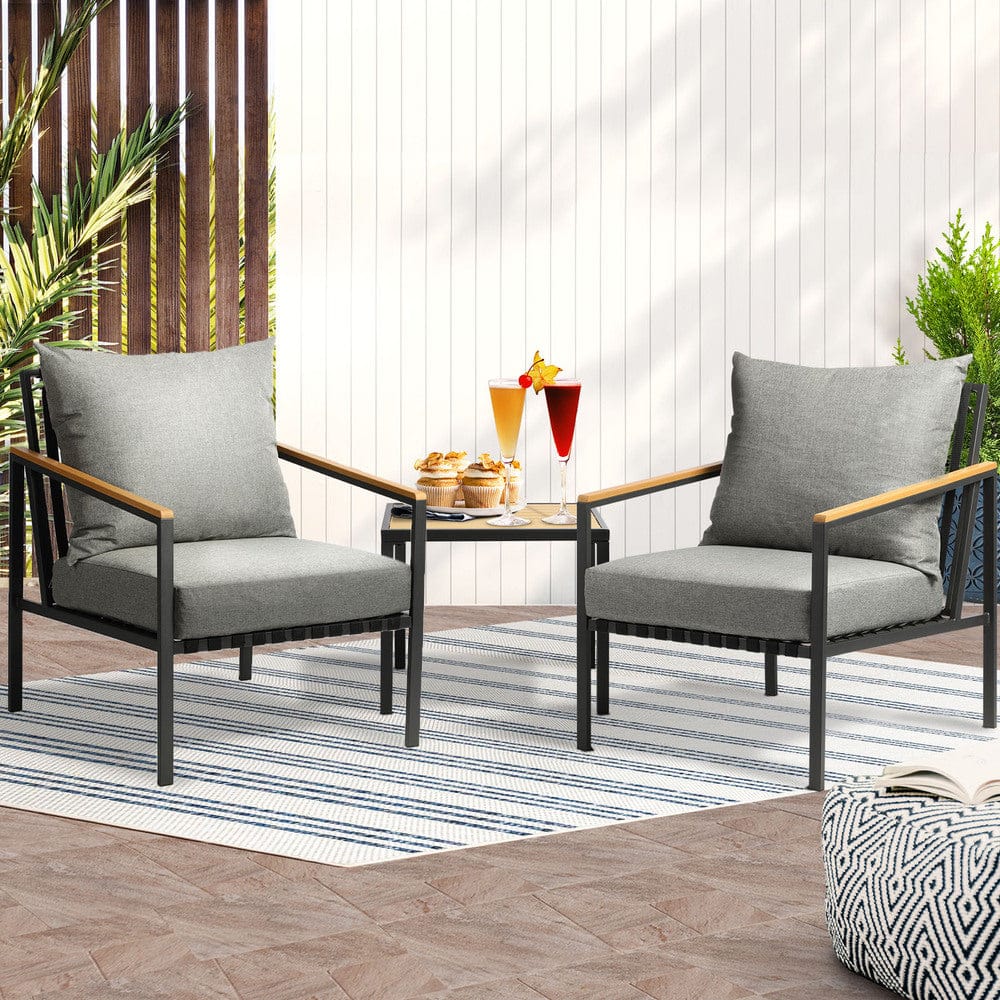 Outdoor Lounge Chairs & Table Sofa Set Dining Setting Patio Furniture, Outdoor Patio Set - photo 7