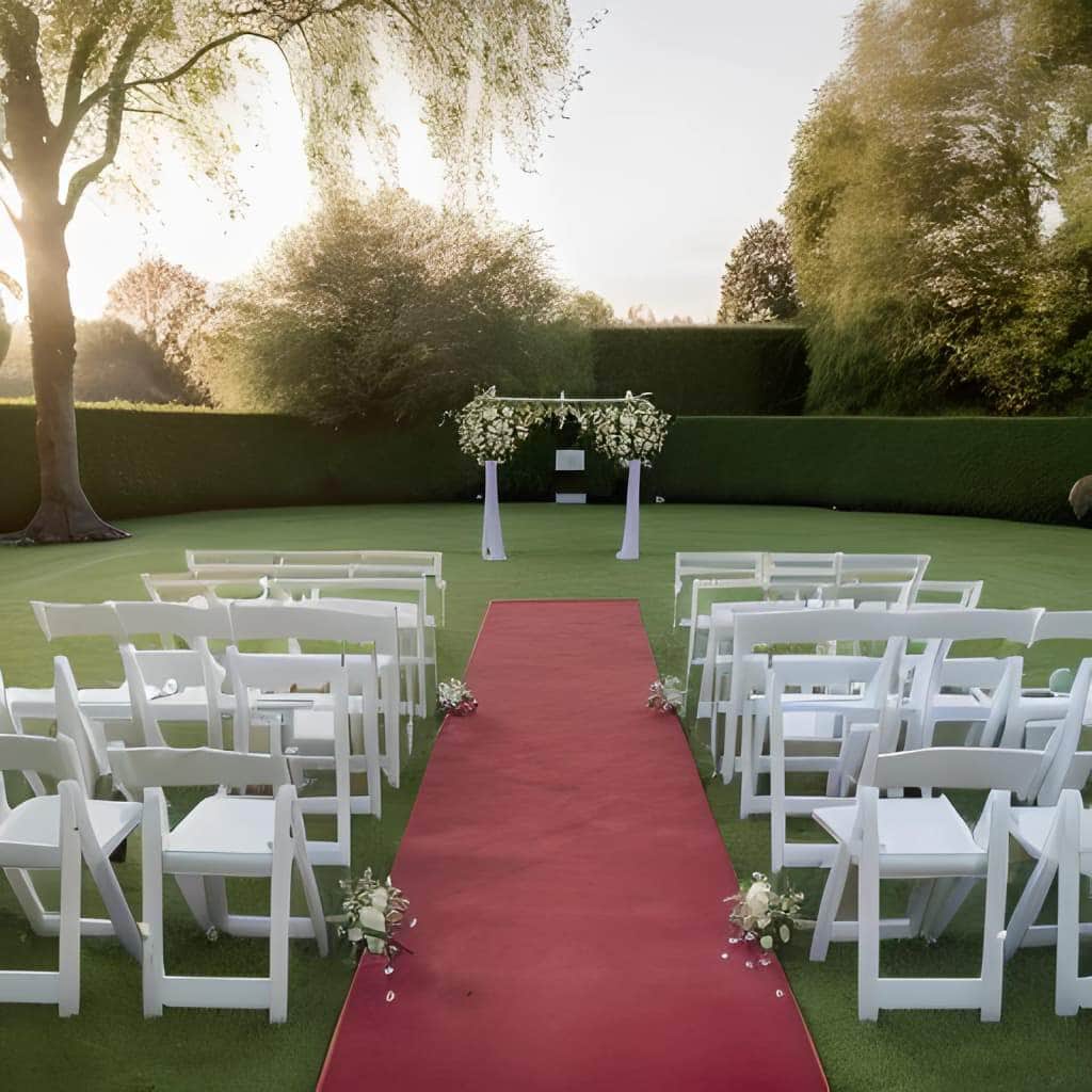 Ehibition, Carpet Plain Red