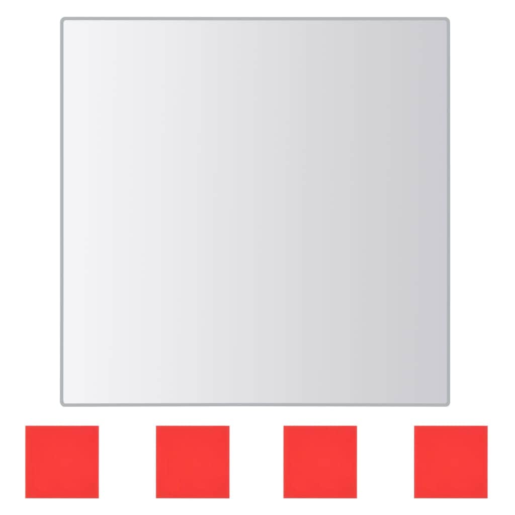 Eight Piece Mirror Titles Multi-Shape Glass