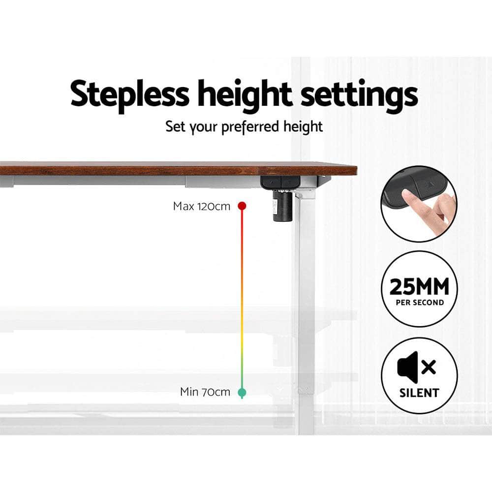 Electric Black/Grey/White Sit-Stand Desk
