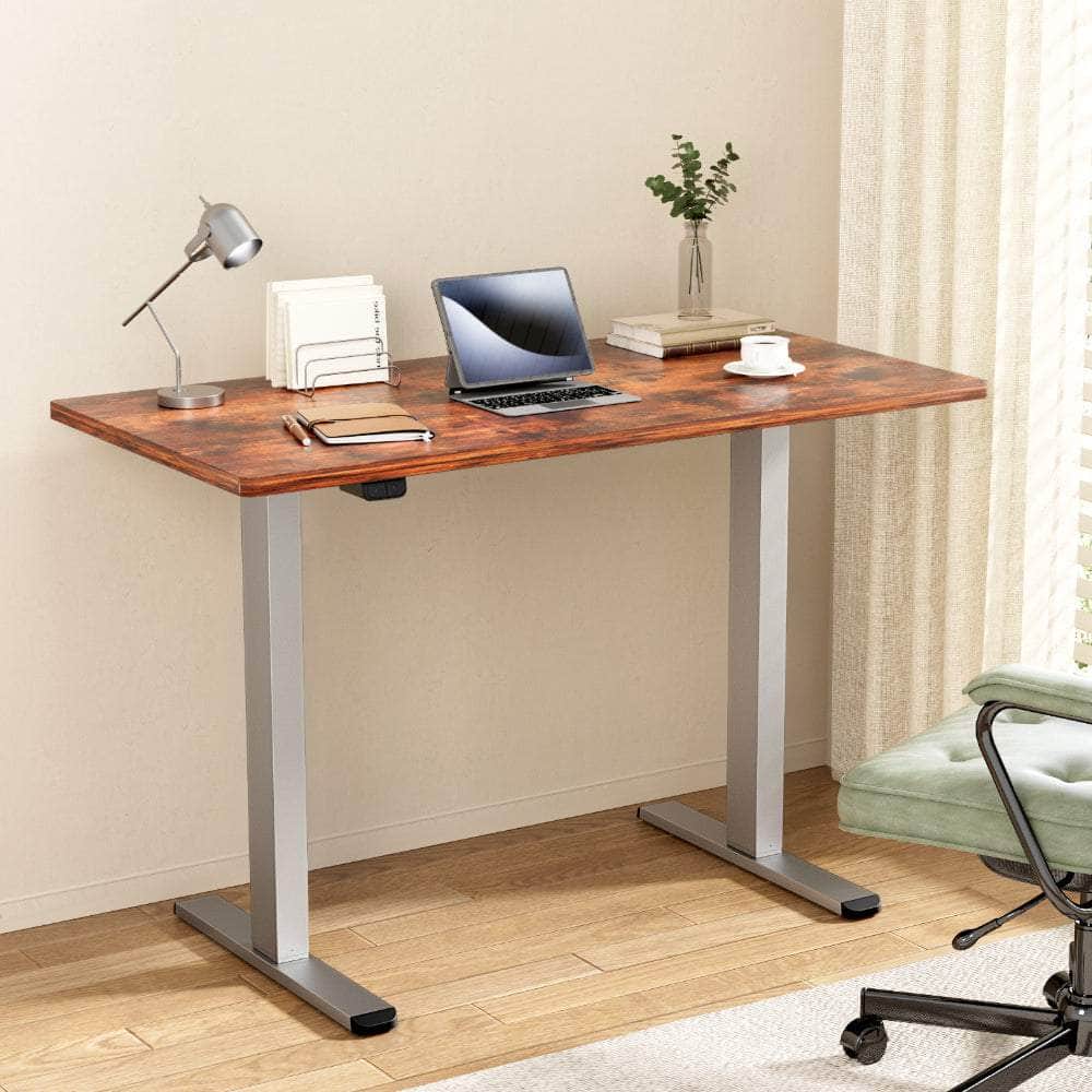 Electric Black/Grey/White Sit-Stand Desk
