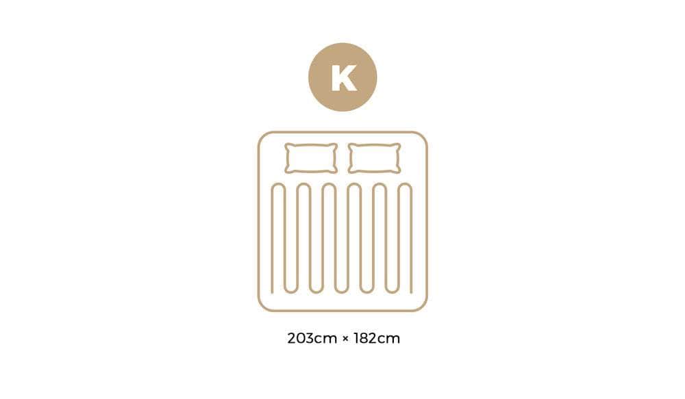Electric Blanket Fully Fitted Polyester Double/Queen