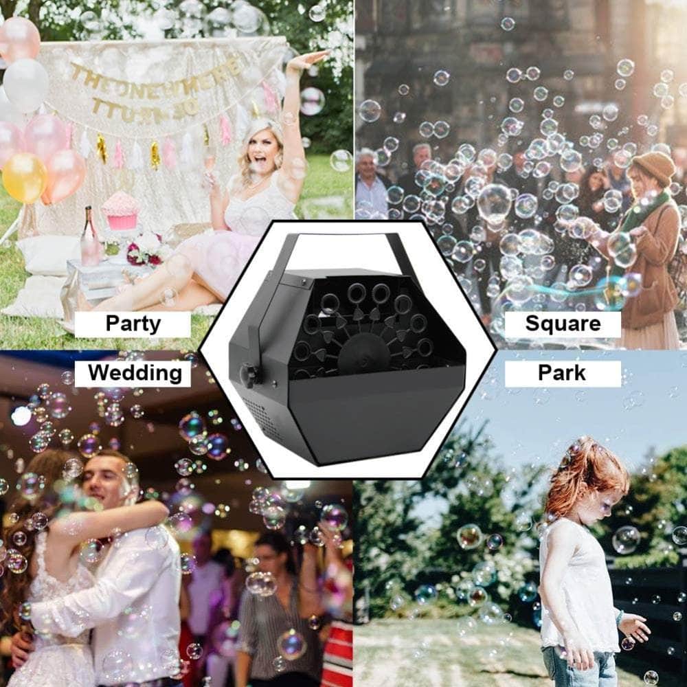 Electric Bubble Maker: Automatic Party Stage Fun