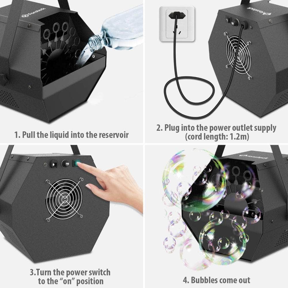 Electric Bubble Maker: Automatic Party Stage Fun