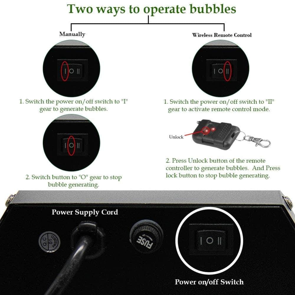 Electric Bubble Maker: Automatic Party Stage Fun
