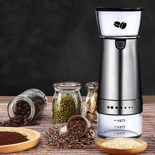 Electric Coffee Grinder Portable Bean Grinder - Home & Garden