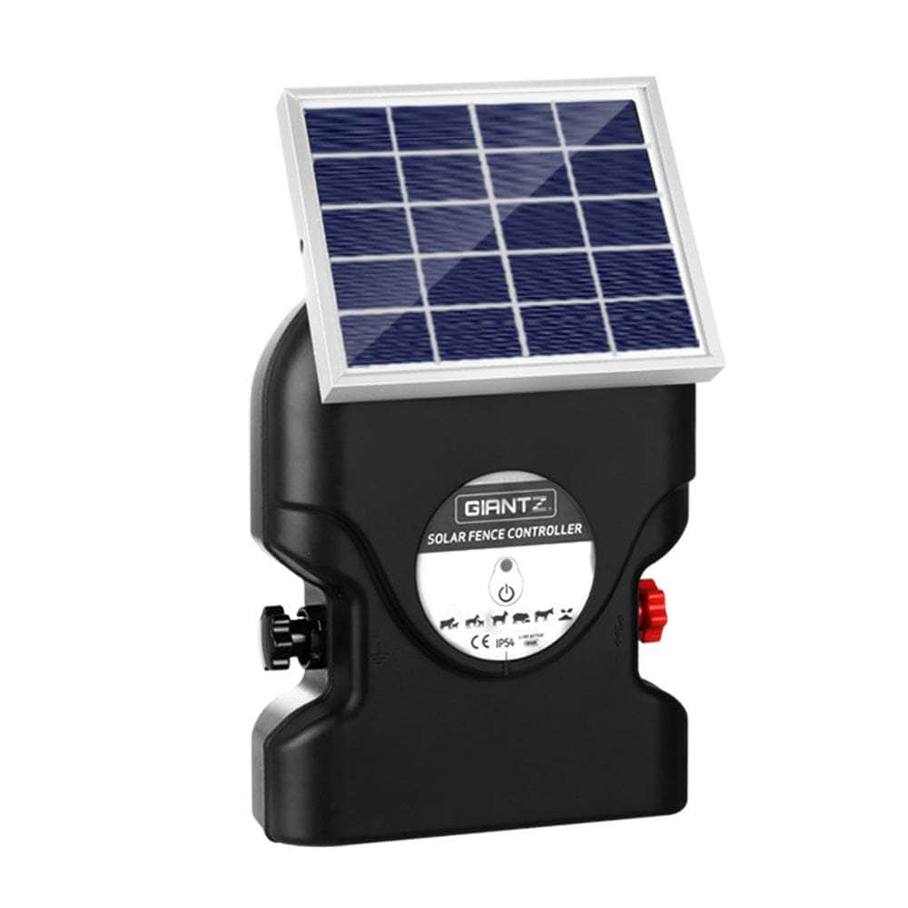 Electric Fence Energiser Solar Fencing Energizer Charger Farm Animal 10Km 0.5J