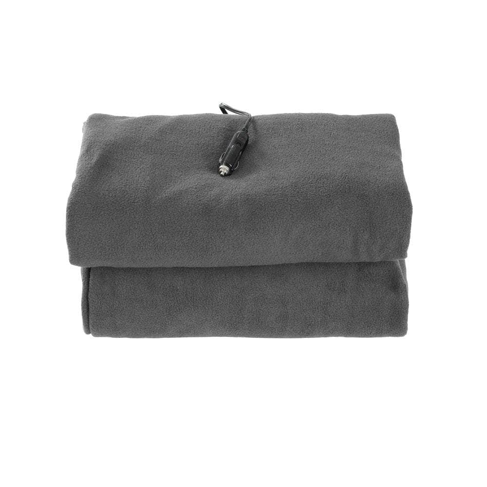 Electric Heated Blanket Car Throw Rug Grey