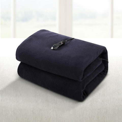 Electric Heated Blanket Car Truck Throw Rug Travel Camping 12V Dc Aut