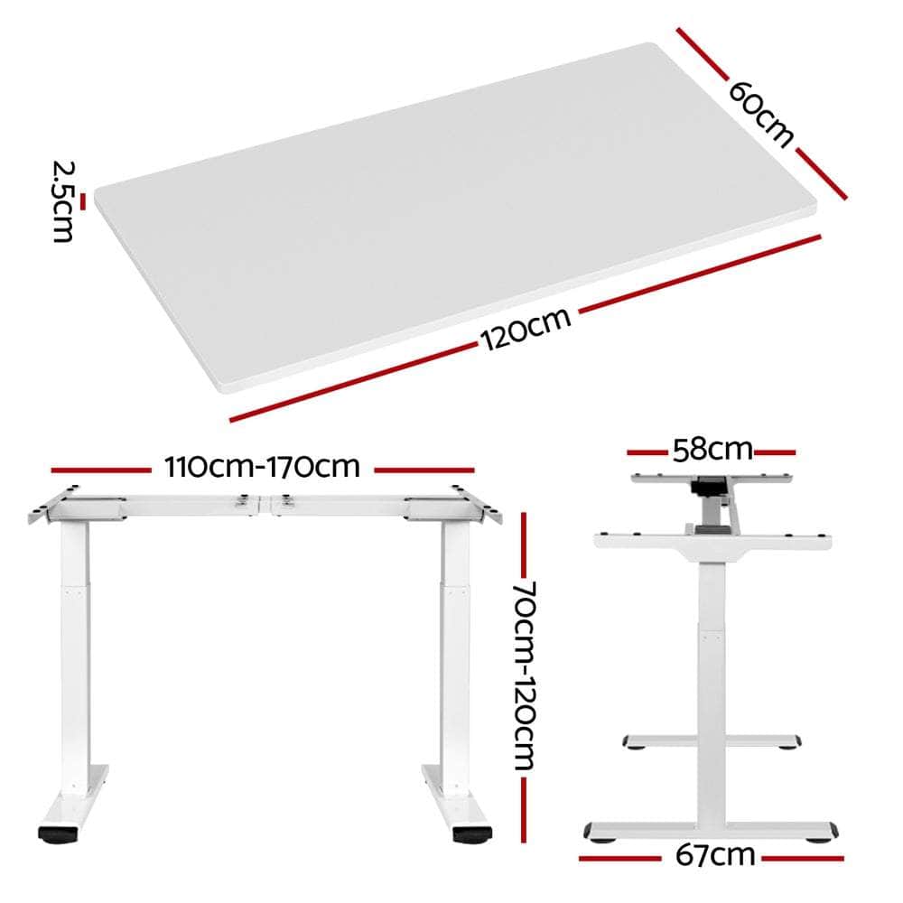 Electric Height Adjustable Sit-Stand Desks in Sleek